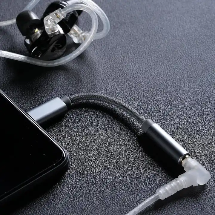 KZ AM01 – USB-C to 3.5 mm Hi-Fi DAC & Amplifier Adapter (32-bit / 384 kHz) for Earphones & Headphones