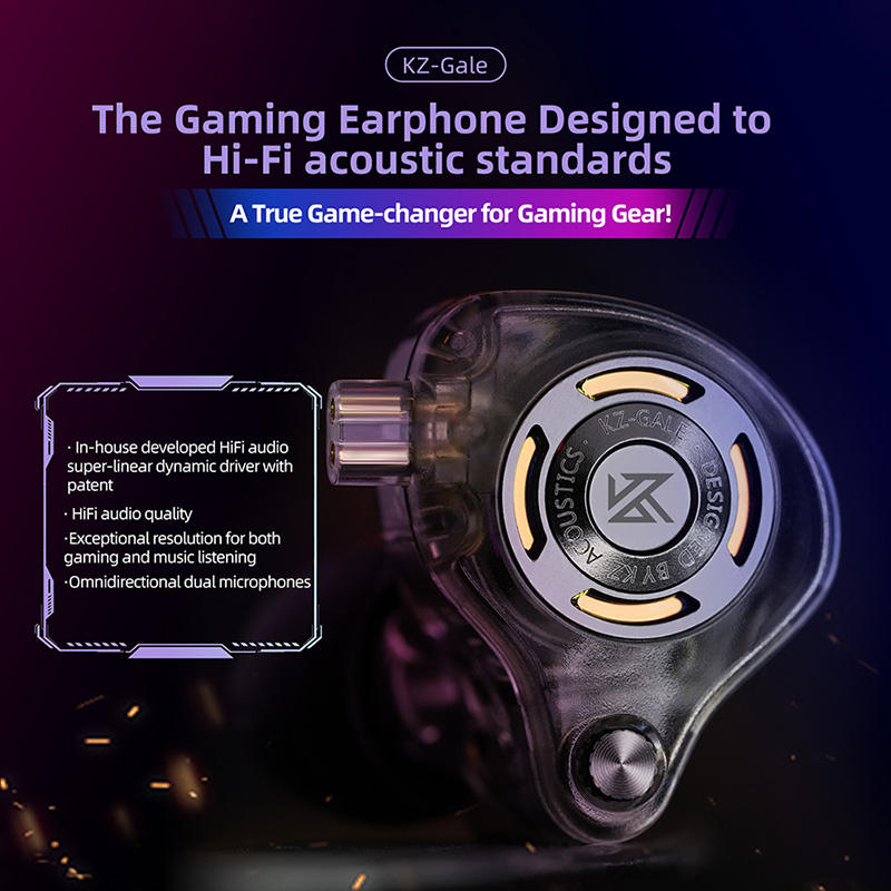 KZ Gale Gaming Earphones Price in Pakistan | Hi-Fi Wired In-Ear with Dual Mic