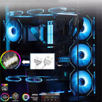 Prism 4Pro – 120 mm Non- PWM Case Fan with 5V ARGB Lighting & Silent Cooling