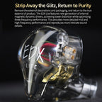 KZ EDX Lite – Super-Linear Dynamic Driver Wired In-Ear Earphones with Detachable Cable & HD Mic IEM