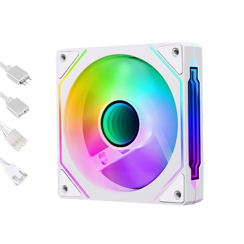 Prism 4Pro – 120 mm Non- PWM Case Fan with 5V ARGB Lighting & Silent Cooling