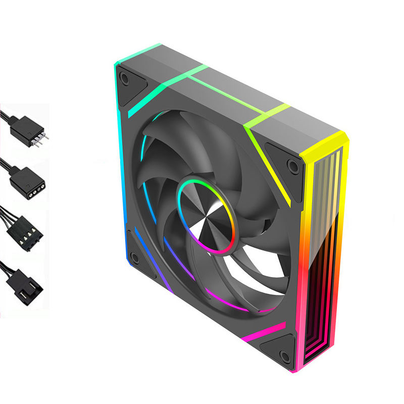 Prism 8Pro – 120 mm PWM Case Fan with 5V ARGB Lighting & Silent Cooling