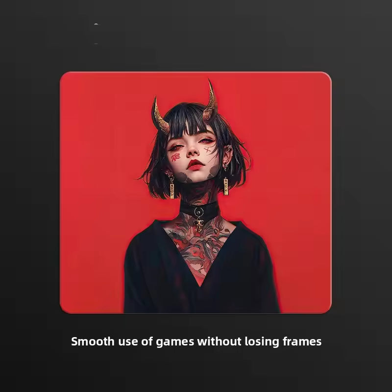 Tempered Glass Gaming Mouse Pad – Ultra-Smooth, Non-Slip, Custom Esports Desk Mat